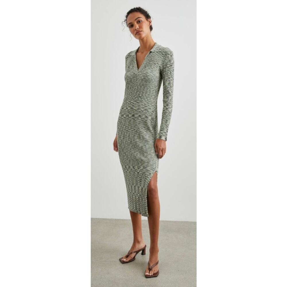 Rails‎ Ribbed Luciana Collared Midi Dress